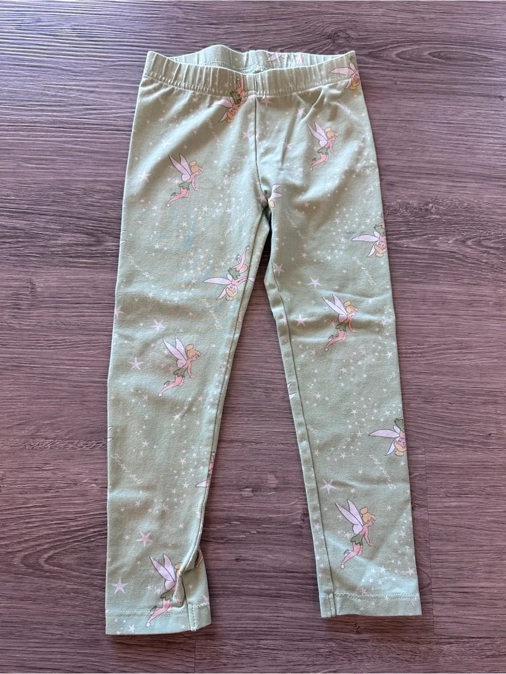 Janie and Jack Tinker Bell Two-Piece Set - Sweatshirt & Leggings - Size 7